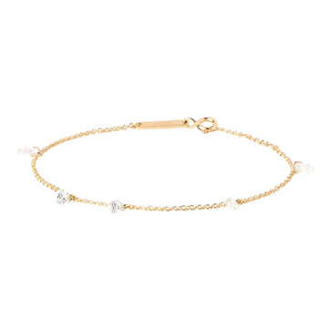 Βραχιόλι Pdpaola PU01-701-S Essentials Serpentine Chain ασήμένιο επιχρυσωμένο με ζιργκόν.